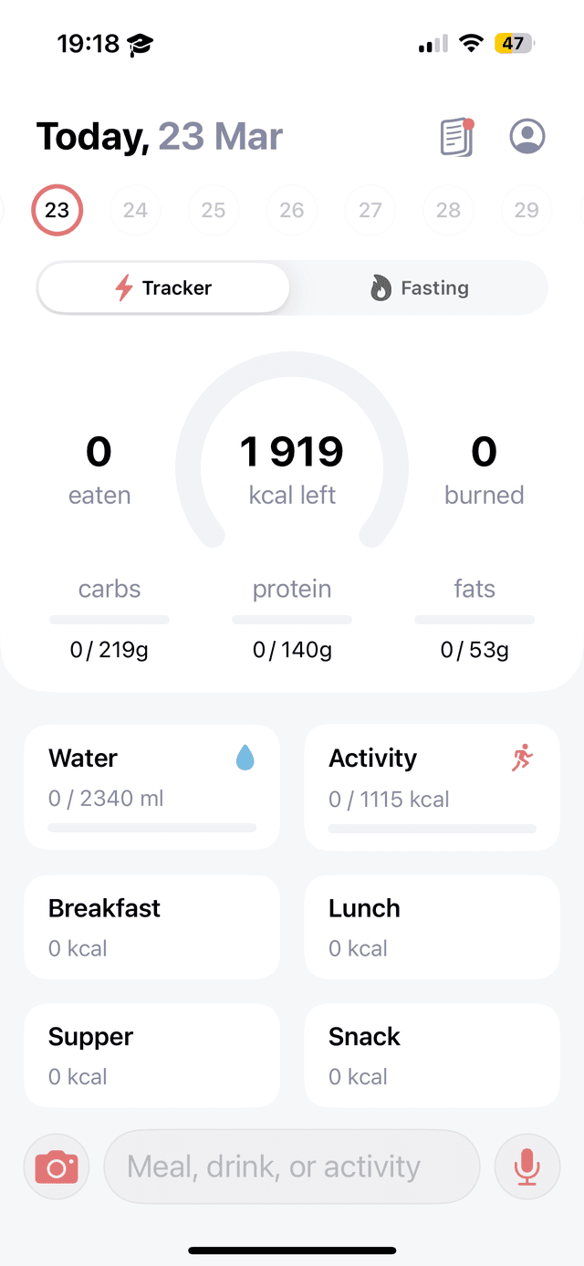 Calorie Counter screenshot 1